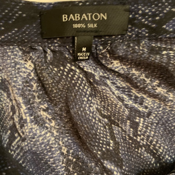 Aritzia snake skin 100% silk dress - Picture 2 of 2